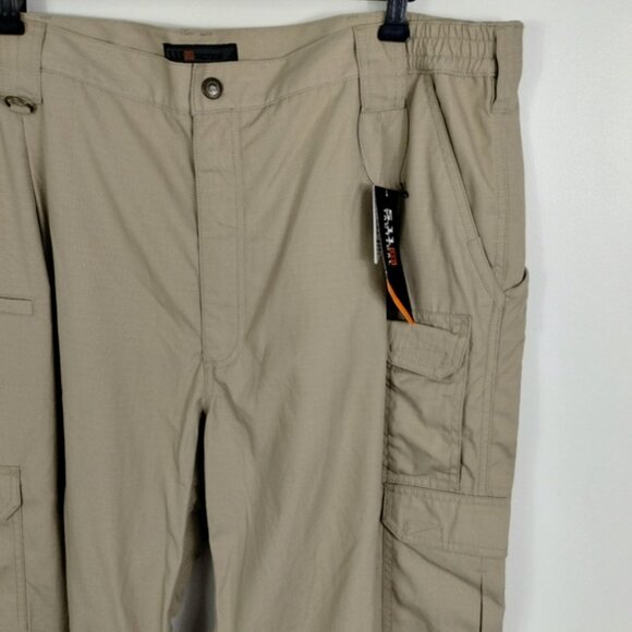 5.11 Tactical Pants Mens 42 Beige Taclite TDU Ripstop NEW - Picture 8 of 10